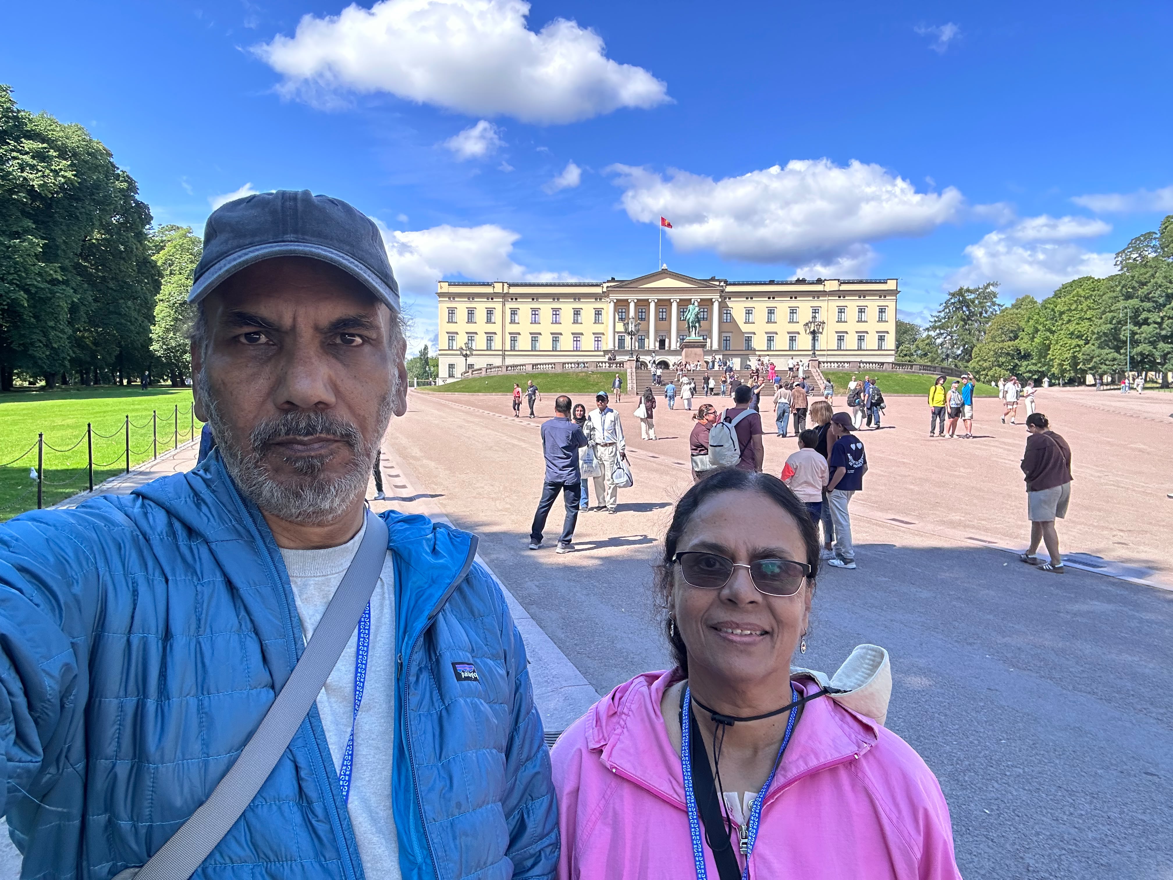 Nazrul Islam and his companion visiting Oslo
